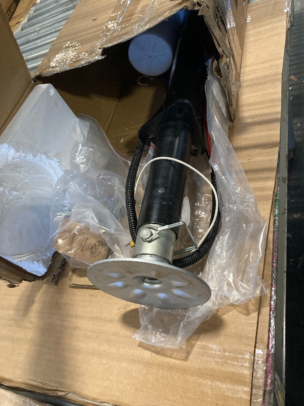 Photo 1 of GEARCESS 7500LBS Electric Trailer Jack with Remote Control, RV Electric Tongue Jack with Built-in Spirit Level for Travel Trailer, 10.24-33.46 Inch Extended,IP65 Waterproof Buttons,5.9 Inch Foot Pad