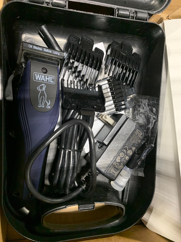 Photo 1 of *** WITHOUT SCISSORS AND COMB *** Wahl Power Pro Lithium Ion Rechargeable Cordless Dog Grooming Kit - Heavy Duty Cordless Electric Dog Clippers for Grooming The Thickest Coats - Model 3024675