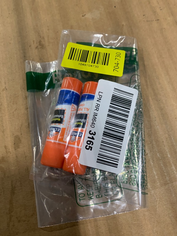 Photo 1 of ** 2 PACK ** Elmers All Purpose Washable 7 Grams Clear School Glue Sticks (6 Pack)