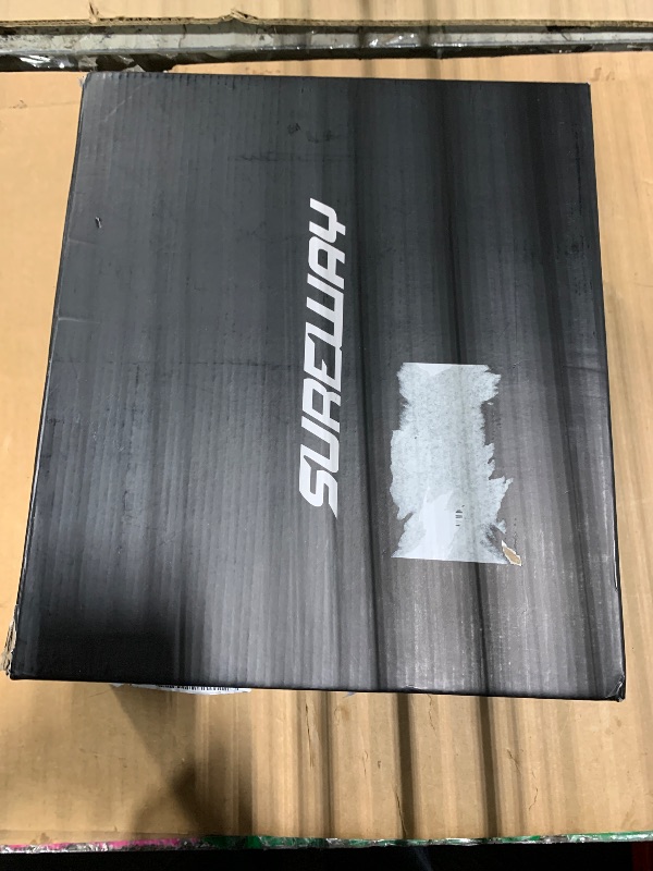 Photo 1 of *** USED *** SUREWAY Men's Lightweight Casual Soft Toe Work Boot - Moc Toe, Men's Construction Industry Safety Wedge Work Boot/Shoe - Black, Comfort Insole, Superior Oil/Slip Resistance