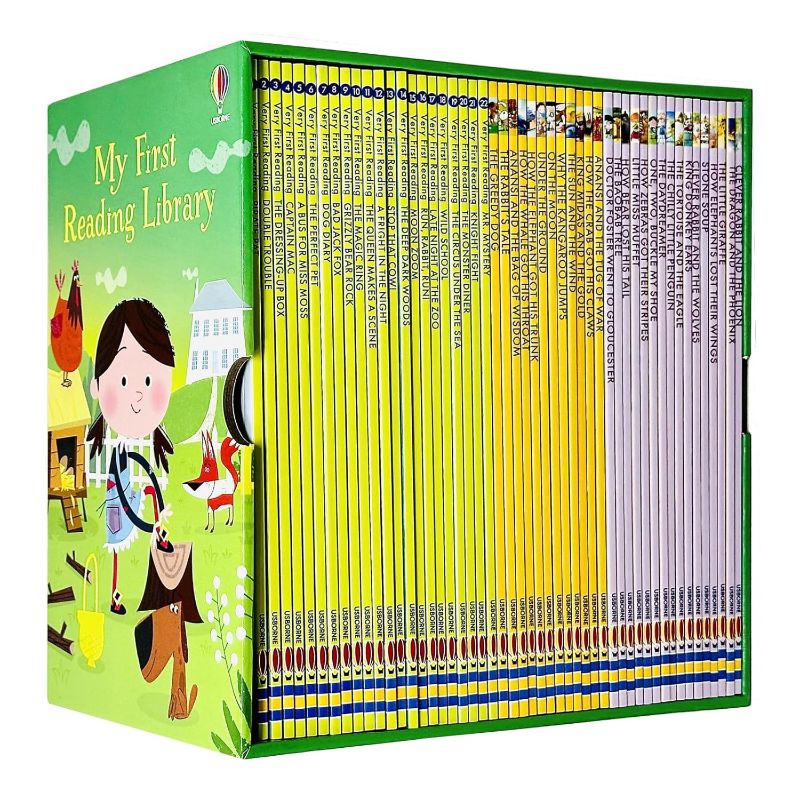 Photo 1 of Usborne My Very First Reading Library 50 Books Set Collection Pack Early Level 1 and 2