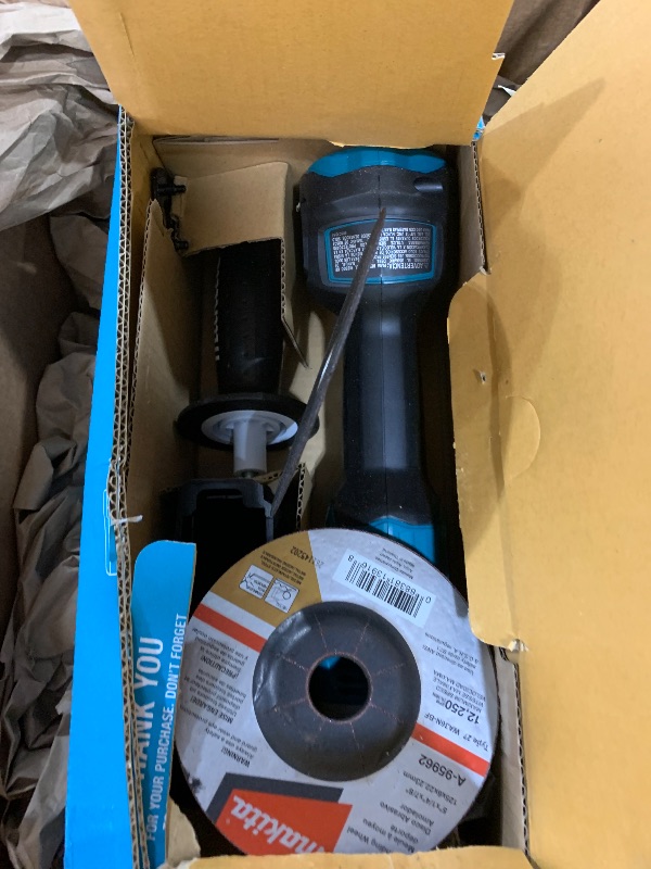 Photo 1 of Makita XAG04Z 18V LXT® Lithium-Ion Brushless Cordless 4-1/2” / 5" Cut-Off/Angle Grinder, Tool Only