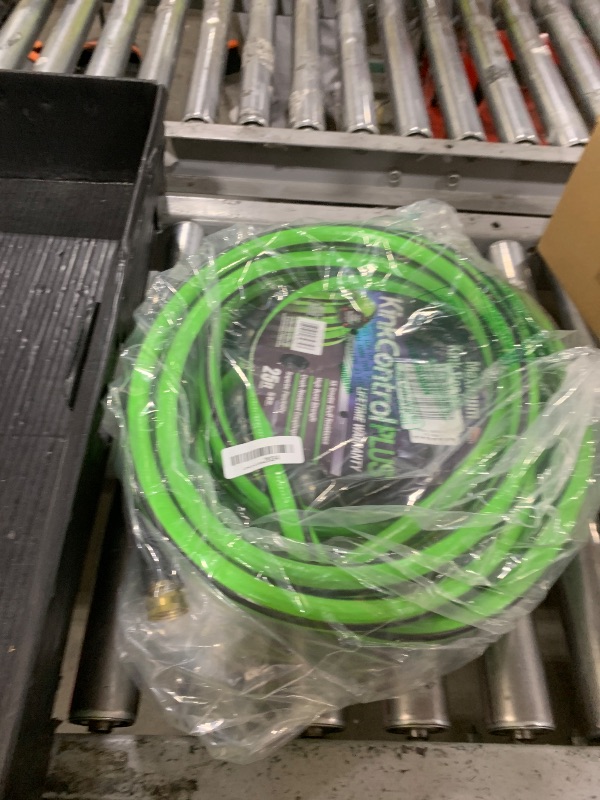 Photo 1 of Kink Control Plus Water Hose 25ft - High Burst Strength and Superior Flexibility Garden Hoses, Outdoor Hose with Kink Resistance, Triple Frame Technology, Made in USA.