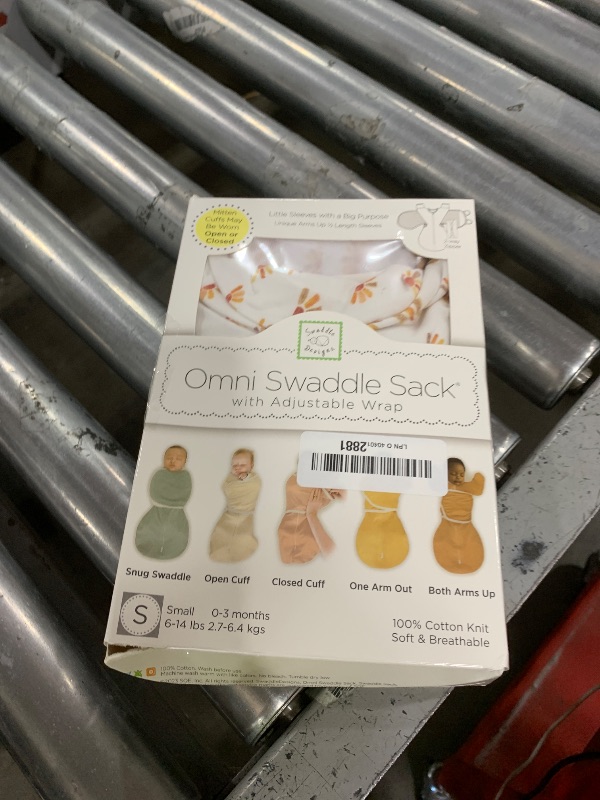 Photo 1 of SwaddleDesigns 6-Way Omni Swaddle Sack Arms Up Swaddle for Newborn, More Options to Calm Moro Reflex, Improves Sleep, Easy Transition Baby Sleep Sack, Small, 0-3 Mo, 6-12 lbs, Watercolor Sunny Days