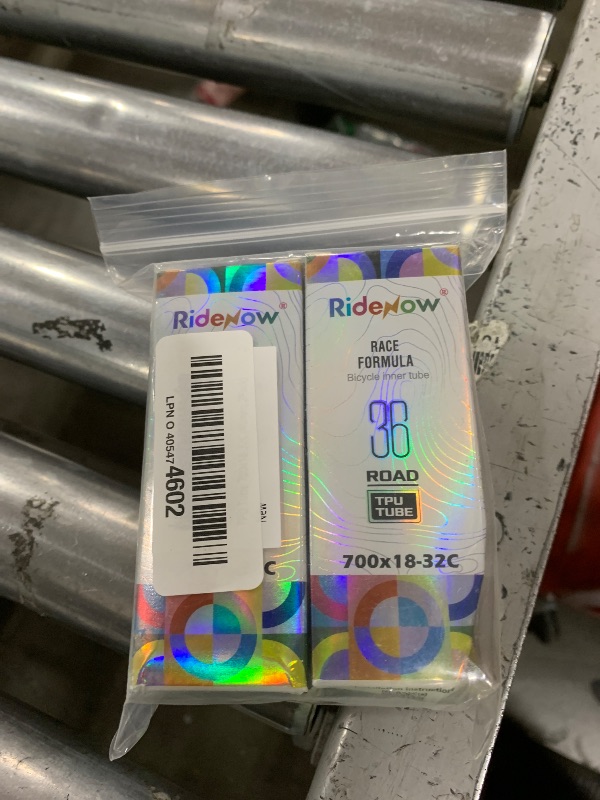 Photo 1 of RIDENOWTECH TPU Inner Tube 700C x 18-32C / 32-47C with Metal Presta Removable Valve Cores Stem for Road & Gravel