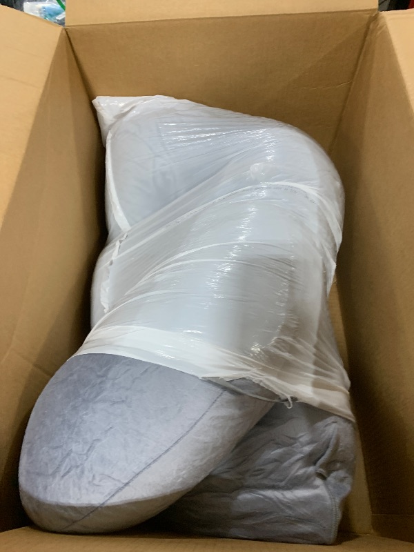 Photo 1 of MOON PARK Pregnancy Pillows for Sleeping - U Shaped Full Body Maternity Pillow with Removable Cover - Support for Back, Legs, Belly, HIPS - 57 Inch Pregnancy Pillow for Women - Grey