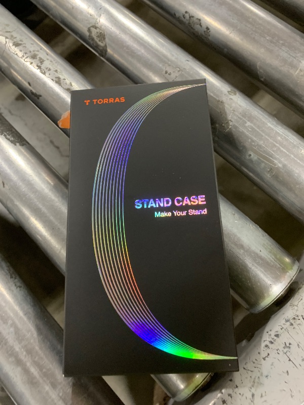Photo 1 of TORRAS 360 Magnetic Stand for iPhone Air Case, [Fit for MagSafe] [Military-Grade Protection] Translucent Slim Case for iPhone 17 Air, 2025, Obsidian Black, Ostand O3 Fitness Series