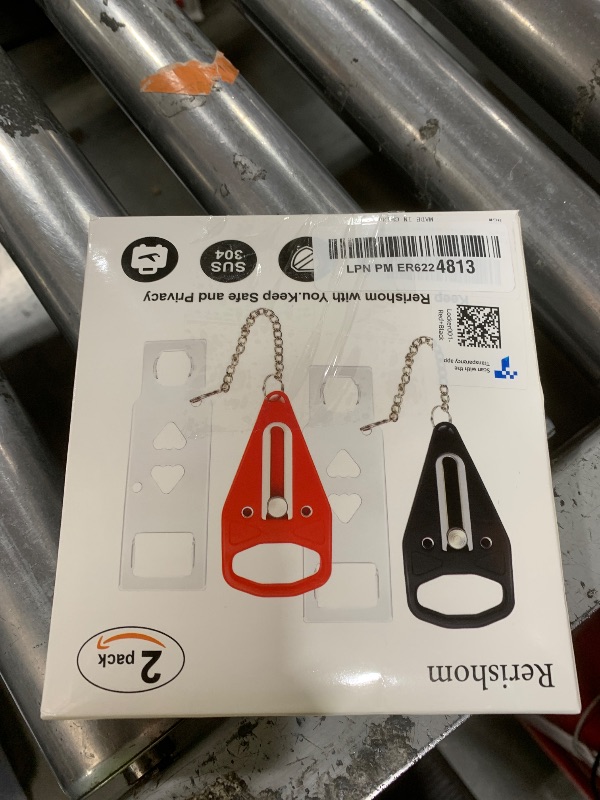 Photo 1 of Portable Door Lock 2Pack Extra Lock for Additional Privacy and Safety in Home,Hotel and Apartment,Prevent Unauthorized Entry,Protect Family Security in Traveling,Home,Bedroom,Hotel,Apartment,AirBNB
