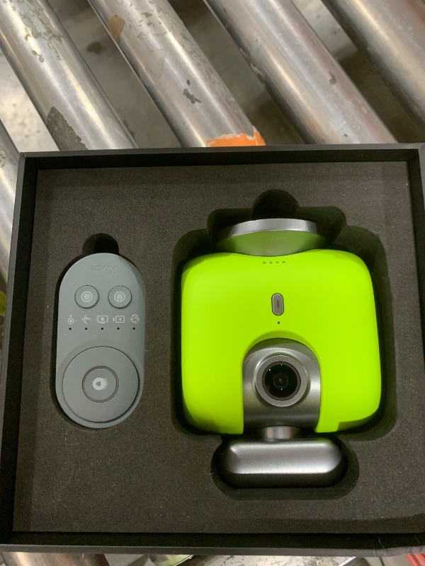Photo 1 of XbotGo Chameleon AI Auto Sports Action Camera - 4K 60FPS Soccer Camera and Basketball Tracking Camera for Team Sports, Live Streaming, No Subscription, Works with iOS & Android (Lemon Green)