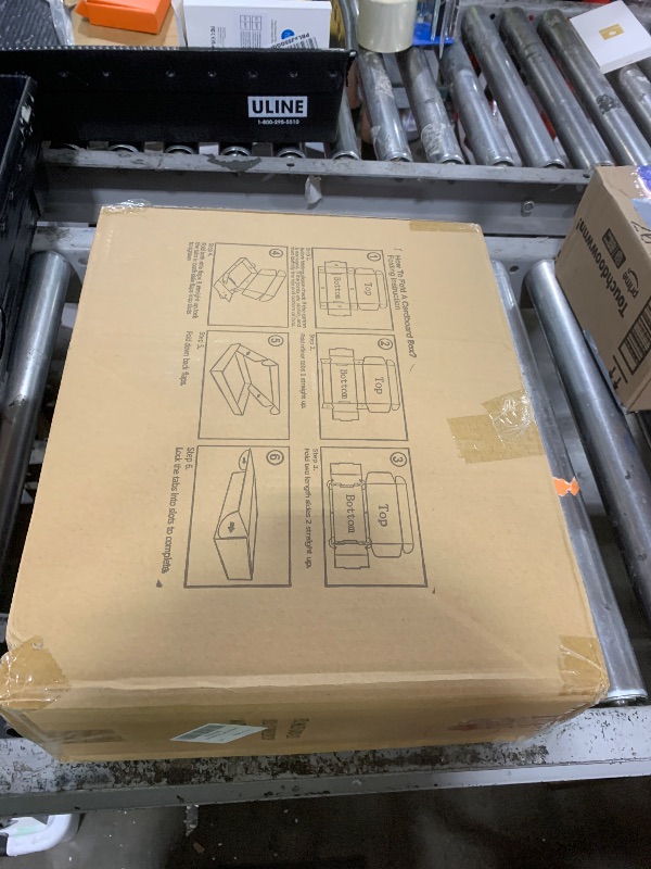 Photo 1 of HORLIMER 9x6x2 inches Shipping Boxes Set of 50, White Corrugated Cardboard Box Literature Mailer