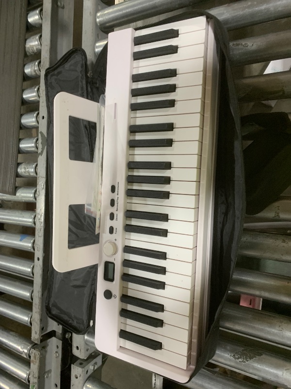 Photo 1 of FingerBallet Portable Piano Keyboard, Semi-Weighted Folding Digital Piano 88 Key, Full Size, Wood Grain, Electric Piano Keyboard w/MIDI Bluetooth, Suitable for Adult, Toddler, Kids