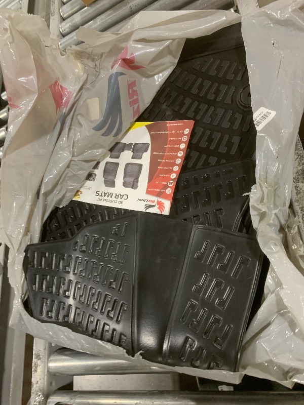 Photo 1 of RizLiner 2012-2018 Audi A6 & A7 & A6 Quattro & A7 Quattro & RS7 & S6 & S7 Floor Mats 3D Custom Fit Rubber Car Mats Laser Measured Floor Liners All Weather Heavy Duty Waterproof TPE (Front & Rear)