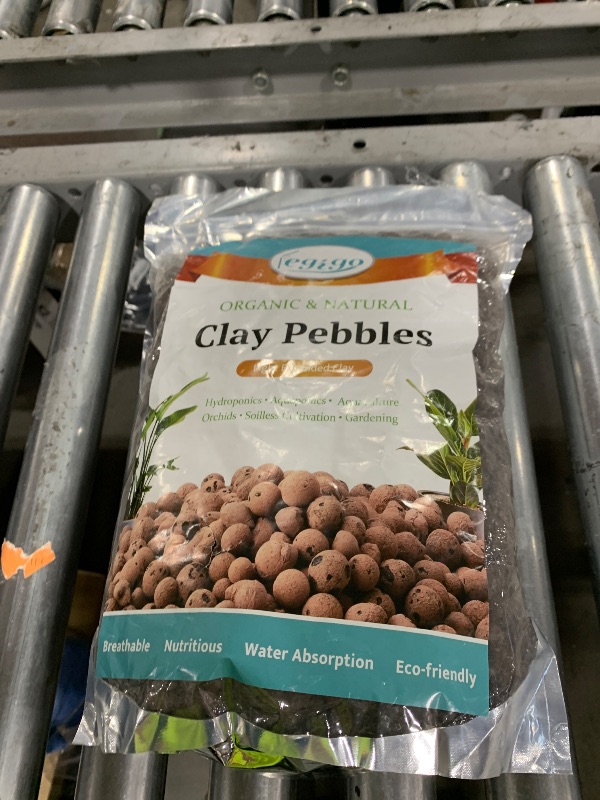 Photo 1 of Legigo 4 LB Organic Leca Clay Pebbles for Plants, 4mm-16mm 100% Natural Leca Balls for Indoor Plants, Hydroton Clay Pebbles for Plants Hydroponic Aquaponics Growing Orchid Drainage Terrarium
