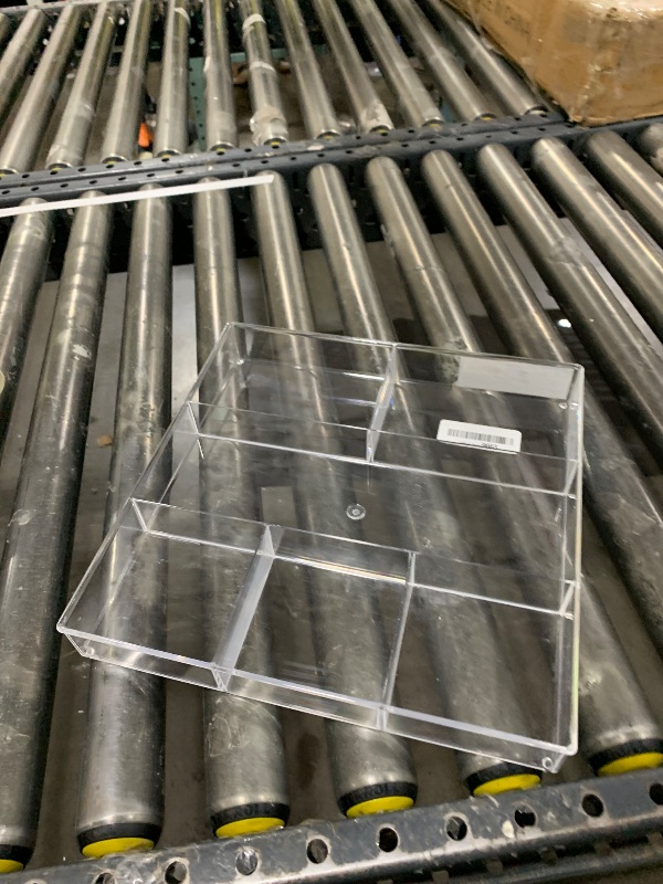Photo 1 of Whitmor 6-Section Clear Drawer Organizer
