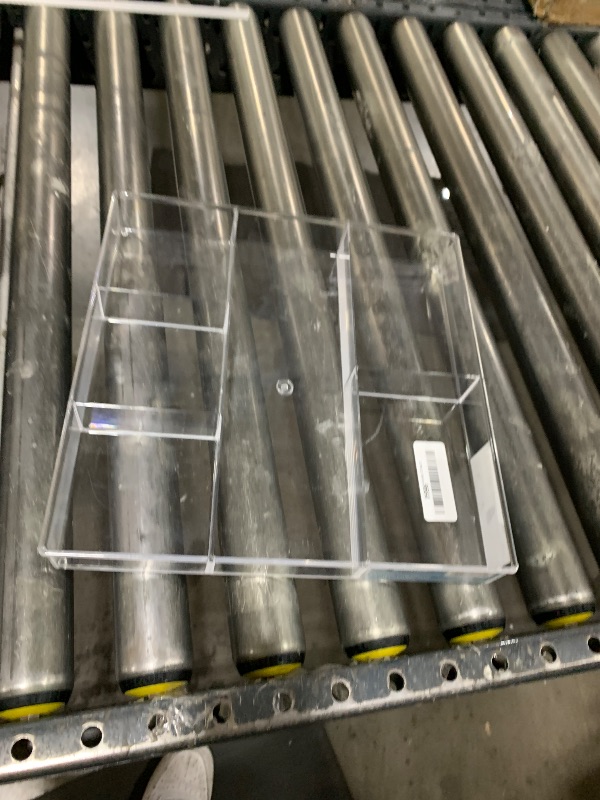 Photo 1 of Whitmor 6-Section Clear Drawer Organizer