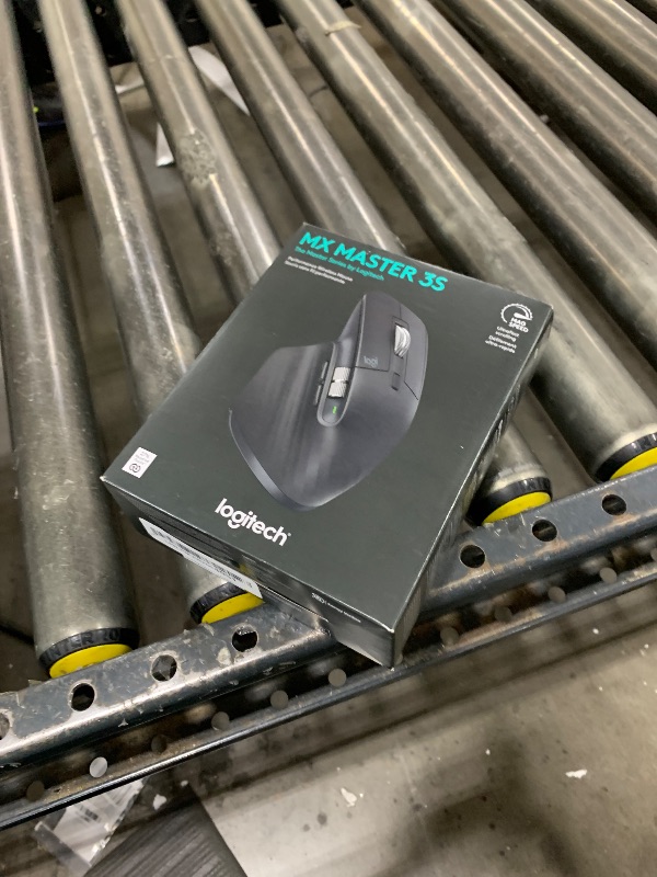 Photo 1 of Logitech MX Master 3S Wireless Mouse Standard Edition with Logi Bolt USB Receiver, Ultra-fast Scrolling, Ergo, 8K DPI, Track on Glass, Quiet Clicks, USB-C, Bluetooth, Windows, Linux, Chrome - Graphite