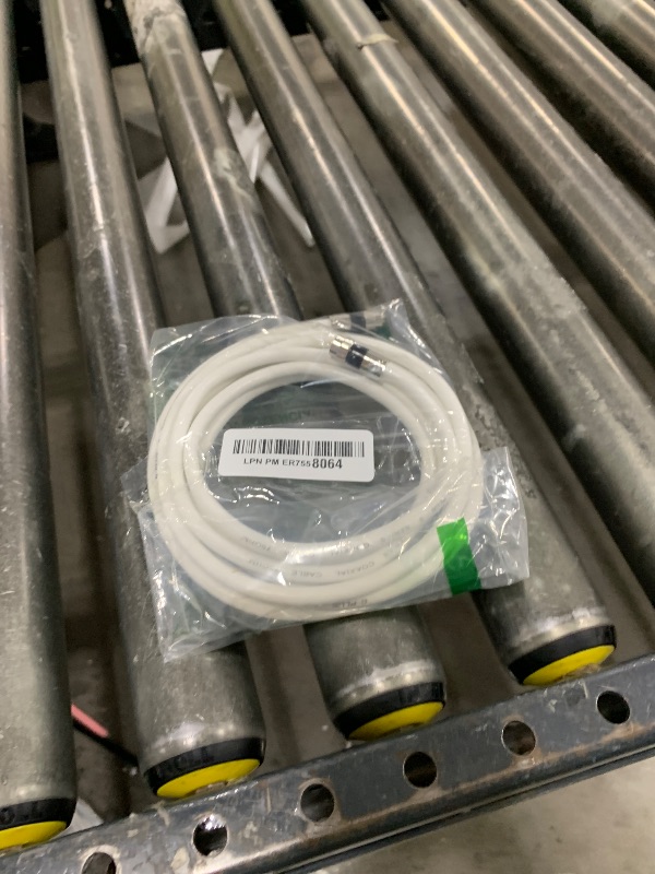 Photo 1 of G-PLUG 10FT RG6 Coaxial Cable Connectors Set - High-Speed Internet, Broadband and Digital TV Aerial, Satellite Sky Cable Extension- Weather-Sealed Double Rubber O-Ring and Compression Connectors White
