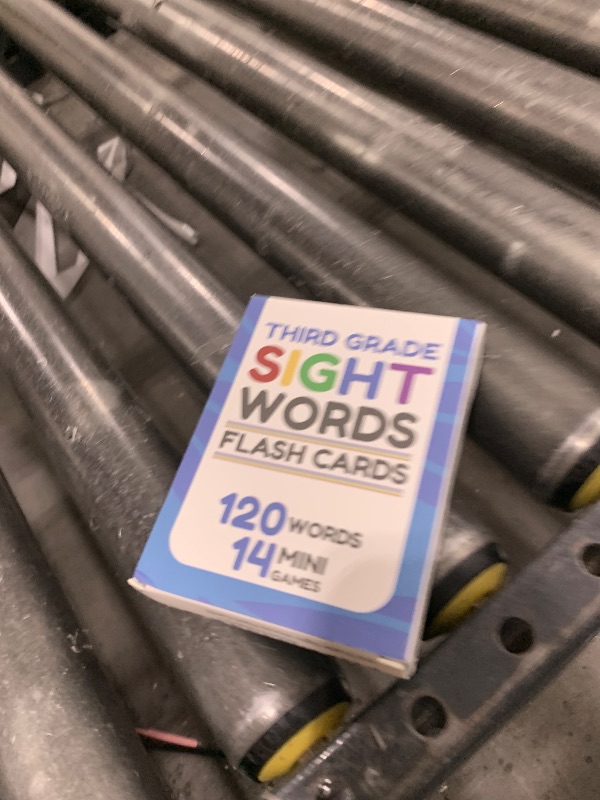 Photo 1 of Sight Words Flash Cards 3rd Grade - 120 High Frequency Words from Dolch's and Fry's Lists for 8-9 Years