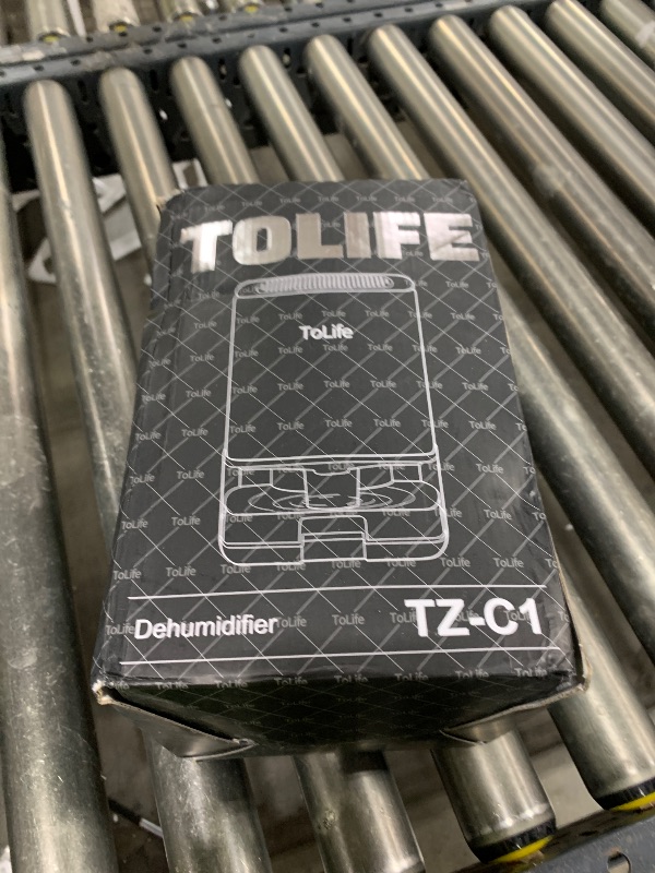 Photo 1 of ToLife Dehumidifiers for Home 30 OZ Water Tank with Auto-Off 500 sq.ft Portable Small Dehumidifier for Bathroom Bedroom RV Closet Room 7 Colors LED Light, Black