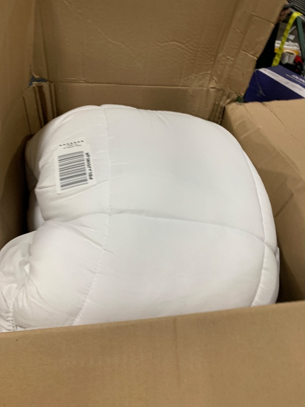 Photo 1 of Ultra Soft Queen Size Mattress Topper - Viscose Made from Bamboo Pillow Top Mattress Pad for Back Pain Relief - Naturally Cooling for Hot Sleepers, White
