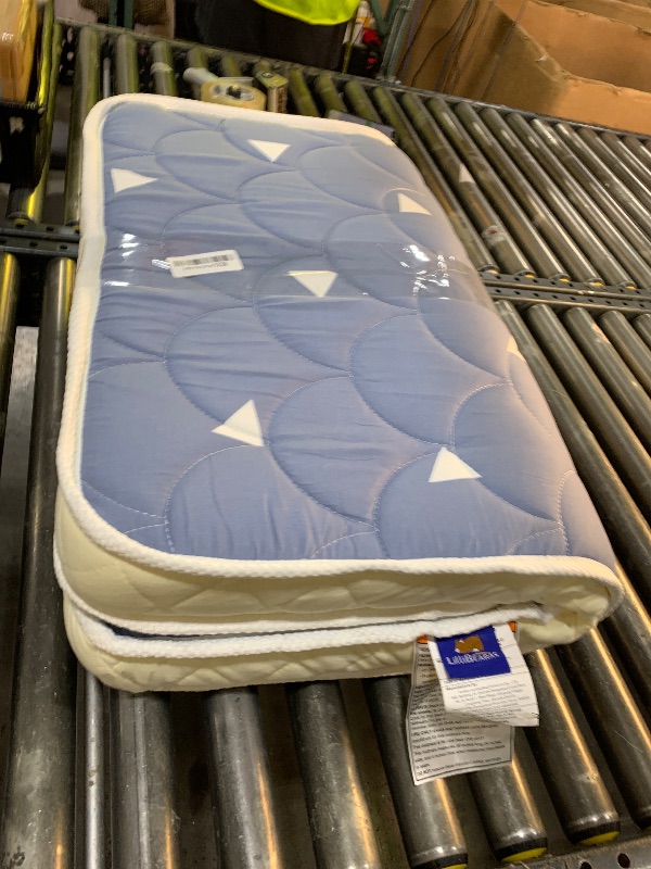 Photo 1 of Premium Foam Mini Crib Mattress 38“ x 24” x 4”, Dual Sided with Soft Breathable Fabric, Noiseless and Odorless, Comfortable and Firm, Fits Most Mini Cribs (Does Not Fit Playard or Standard Crib)