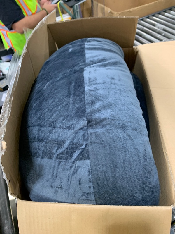 Photo 1 of ALLOPERA Pregnancy Pillow, Full Body 57 Inch Maternity Pillow with Removable Washable Cover - Sleep Support for Legs, Back, Neck, Shoulder, HIPS, Belly for Pregnent Women, Black Grey Velvet Cover