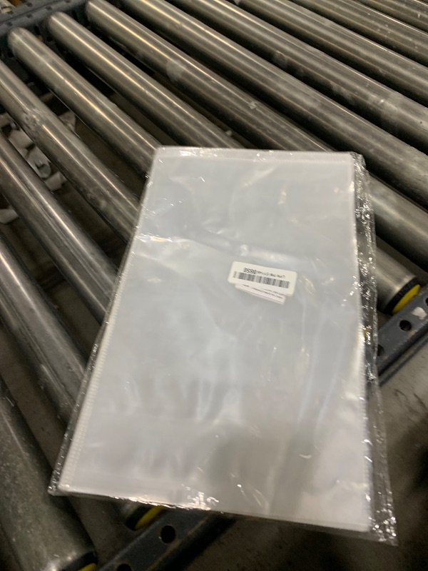 Photo 1 of 8.5 x 14 Page Protectors, 50Pack, Legal Size Paper Sleeves, Landscape Document Sleeves for 3 Ring Binder, Side Loading