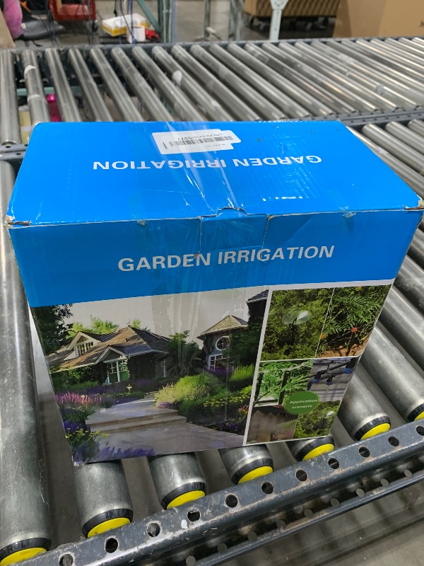 Photo 1 of ANSIKE Drip Irrigation System - Irrigation System for Garden w/ 1/4" & 1/2" Fast-Lock Tubing - Adjustable Nozzles & Sprinklers Garden Watering System (230FT Kits)