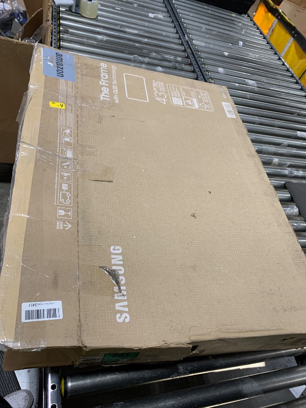 Photo 1 of [SOLD FOR PARTS] Samsung 43-Inch Class The Frame LS03F 4K QLED Smart TV (2025 Model) Modern Frame Design, NQ4 AI Gen2 Processor, Art Mode, Artful Picture Quality, Samsung Vision AI, Alexa Built-in