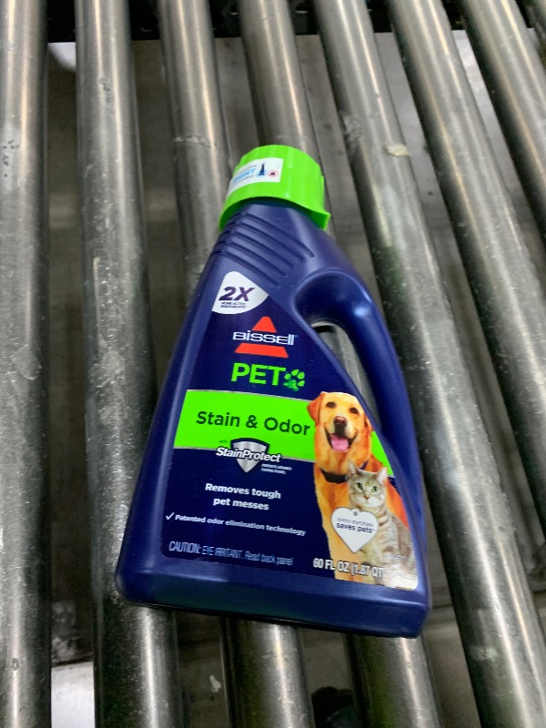 Photo 1 of BISSELL 2X Pet Stain & Odor Full Size Machine Formula, 60 ounces, 99K52