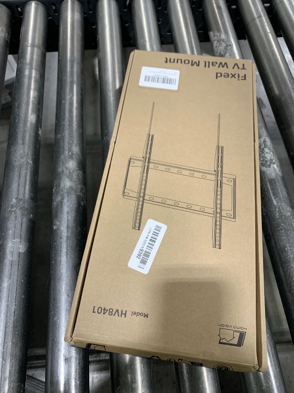 Photo 1 of HOME VISION TV Wall Mount Fixed for Most 26-65 Inch Flat/Curved TVs with Max VESA 400X400mm up to 99Lbs Fits 16 Inch Wood Studs, Universal Low Profile Wall Mount TV Bracket, Space Saving HV8401