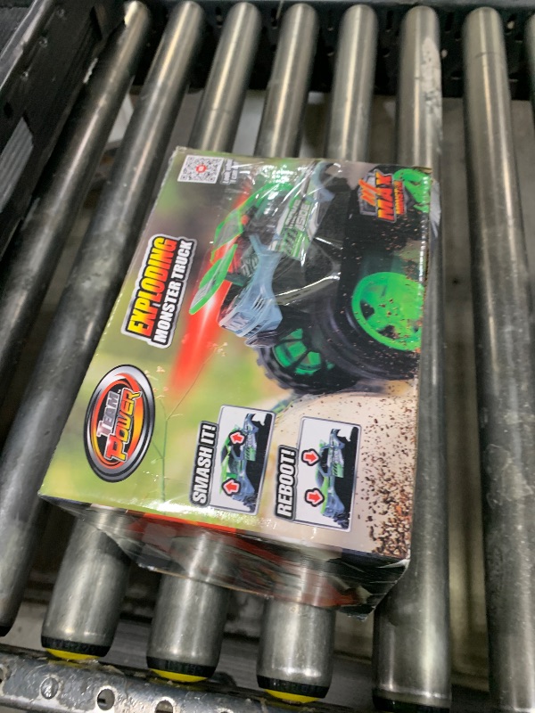 Photo 1 of Exploding Monster Truck Toy with Explosive Crash Sounds and Lights, Smash It Up Again and Again, 8.7” Monster Truck Toys for Boys Kids Ages 3, 4-7 & Above | Toddler Toys for 3 Year Old Boys Gift