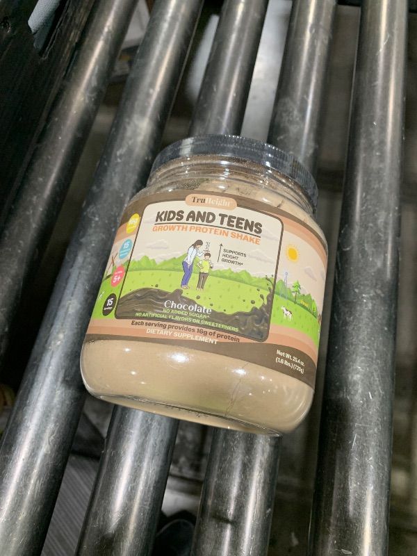 Photo 1 of  TruHeight Growth Protein Shake (Chocolate Milk Flavor, Whey) Natural Growth & Development Protein Powder for Kids & Teens - Weight Gain Drinks - Endorsed by Pediatricians, Picky Eater Vitamin, Ages 4+ 