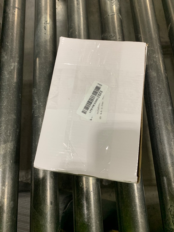 Photo 1 of ALLYWASAI Patio Sliding Door Handle Set with Mortise Lock, Key Cylinder and Face Plate, Full Replacement Handle Lock Set Fits Door Thickness from 1-1/2" to 1-3/4", 3-15/16" Screw Hole Spacing, White