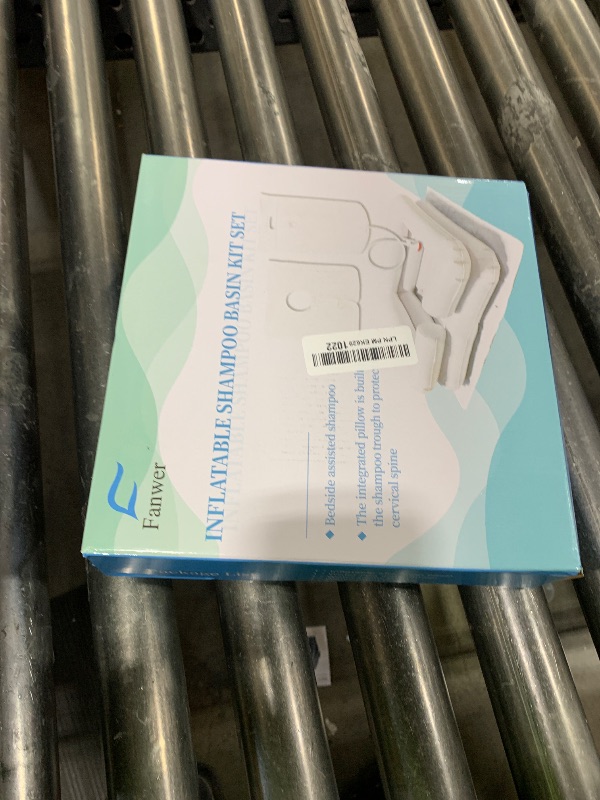 Photo 1 of Inflatable Bedside Shampoo Set with Water Bag and Waterproof Shawl. Wash Hair in Bed for Children, the Elderly, Pregnant Women, Post-surgery or Bedridden Patients. Water Bag Capacity 2.1 Gallons (8L)
