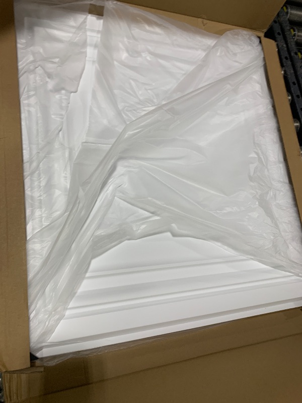 Photo 1 of Art3d PVC Ceiling Tiles, 2'x2' Plastic Sheet in White (12-Pack)