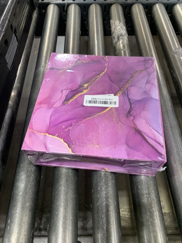 Photo 1 of Mini 3 Ring Binder 5.5 x 8.5, 2-Inch Binder, Round Ring, Purple, 2 Pack
