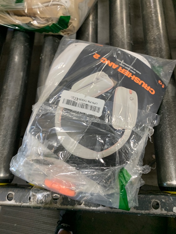 Photo 1 of Skullcandy Crusher ANC 2 Wireless Over-Ear Bluetooth Headphones with Extra USB-C Charging Cable, Multi-Sensory Bass, Active Noise Cancelling, 60 Hours Battery, Microphone iPhone Android - Bone
