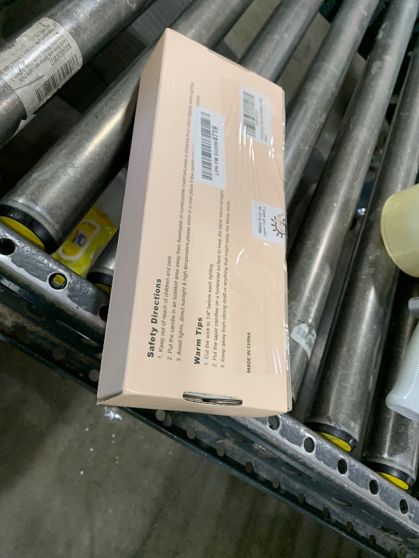 Photo 1 of 10 Inch Cream Spiral Taper Candles for Home Decoration, 12 Pack Candy-Color Candlesticks for Dinner Party Wedding Holiday