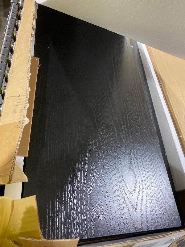 Photo 1 of TV CONSOLE IN BLACK GRAIN FINISH