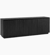 Photo 1 of TV CONSOLE IN BLACK GRAIN FINISH