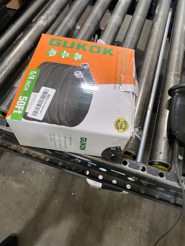 Photo 1 of GUKOK Garden Hose, Lightweight, Ultra Flexible, Durable, Kink-Free Garden Hose, RV, Marine and Camper Hose (50 FT)