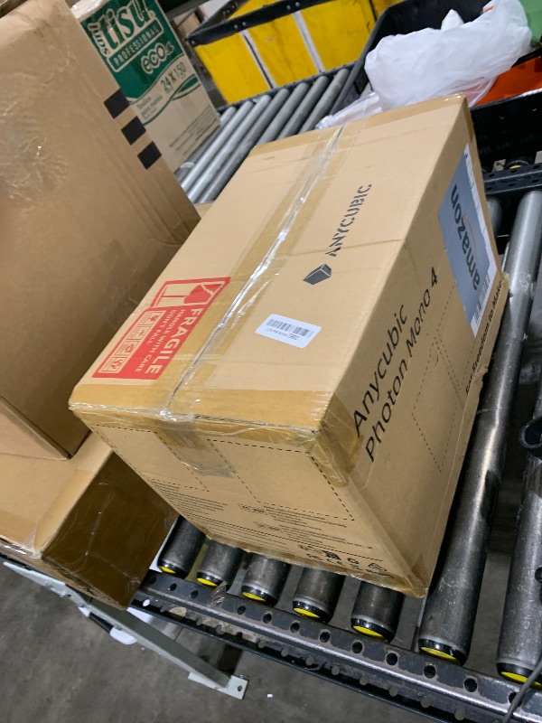 Photo 1 of SELLING FOR PARTS ONLY --------------------------------ANYCUBIC Photon Mono 4, Resin 3D Printer with 7'' 10K Mono LCD Screen, Stable LighTurbo Light Source and 70mm/h Fast Printing, Print Volume 6.04'' x 3.42'' x 6.49''