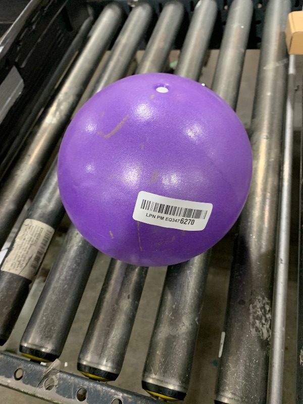Photo 1 of ElwynnLane 9 Inch Exercise Pilates Ball Mini Exercise Barre Ball for Yoga,Stability Exercise Training Gym Anti Burst and Slip Resistant Balls Physical Therapy Improves Balance