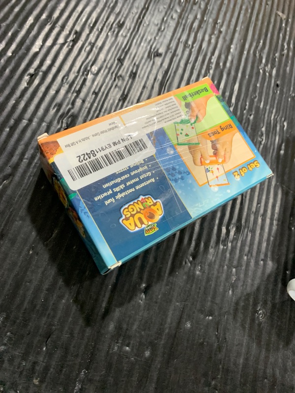 Photo 1 of YoYa Toys Aqua Rings Handheld Water Game - Set of 2 - Water Ring Toss and Basketball Hoop Toy - Gift for Ages 3 4 5 6 7 8 9 - Nostalgic 80's 90's Retro Mini Games - Fun Car Road Trip Travel Activities