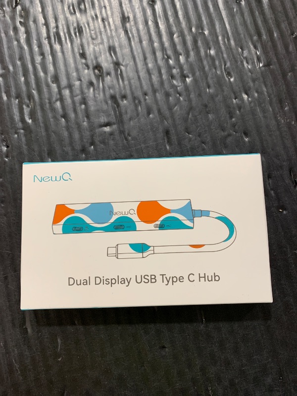 Photo 1 of USB C Video Splitter Dual Monitor, 4-Port USB-C 3.2 Gen 2 10Gbps Hub,for USBC PD Monitor, Type C Monitors, Portable Screen, DP Alt 4K@30-60Hz, 100W PD, for Win/Chrome Laptop, AR Glasses, Game Console