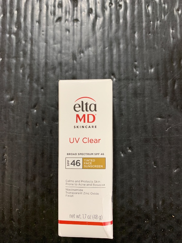 Photo 1 of EltaMD UV Clear Tinted Sunscreen for Face, SPF 46 with Zinc Oxide, Oil-Free, Dermatologist Recommended, For Acne-Prone Sensitive Skin, 1.7 oz