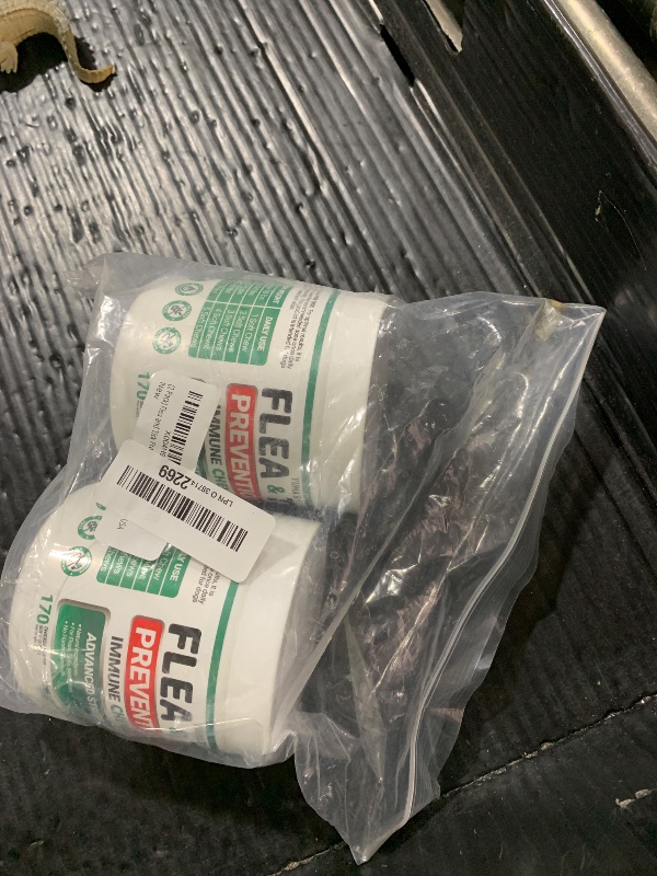 Photo 1 of (2 Pack) Flea and Tick Prevention for Dogs Chewables - Natural Dog Flea and Tick Treatment Chewable Supplement - Oral Pills - All Breeds & Ages - Soft Chews - Made in USA