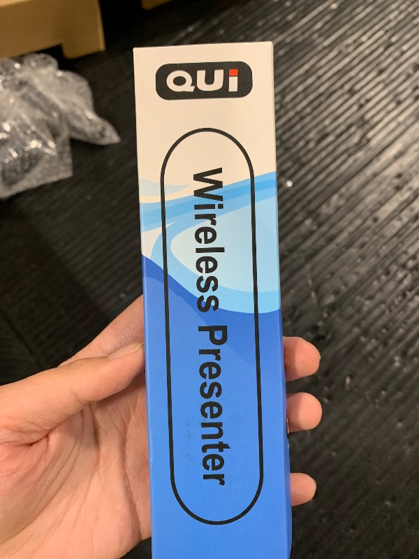 Photo 1 of QUI Presentation Clicker for PowerPoint, RF 2.4GHz USB Wireless Presenter Remote with Volume Control, PowerPoint Clicker Slide Advancer for Mac, Windows, Laptop, Keynote