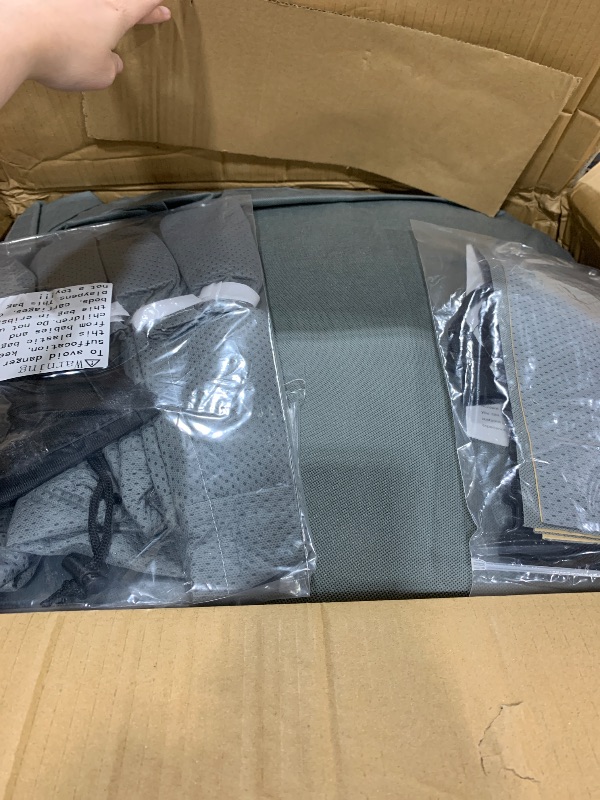 Photo 1 of 5th Wheel RV Cover 40-43ft, Upgraded 7-Layer Thick | 400 LBS Tearproof, Waterproof, Anti-UV & Windproof Camper Cover w/Tongue Jack Cover, Gutter Covers, Tire Covers, Stair Cover, Straps & Storage Bag